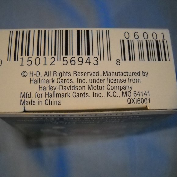 2000 Hallmark Mini Ornament Harley-Davidson - 1962 Duo Glide Motorcycle, #2 - Picture 9 of 9